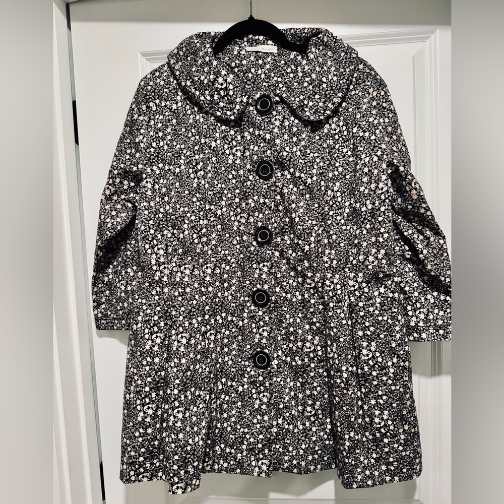 KEREN hart Monochrome Floral Jacket‎